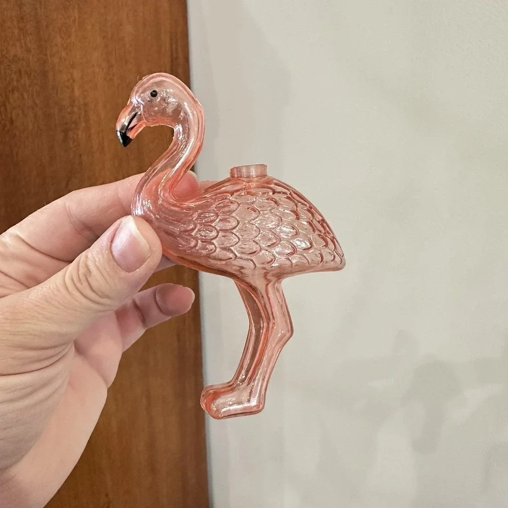 VTG Set Of‎ 20 Flamingo Palm Tree Blow Mold Replacements String Light Luau Party